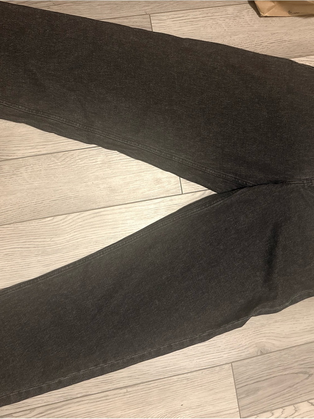 Nike Men’s Bootcut Jeans in Charcoal Black